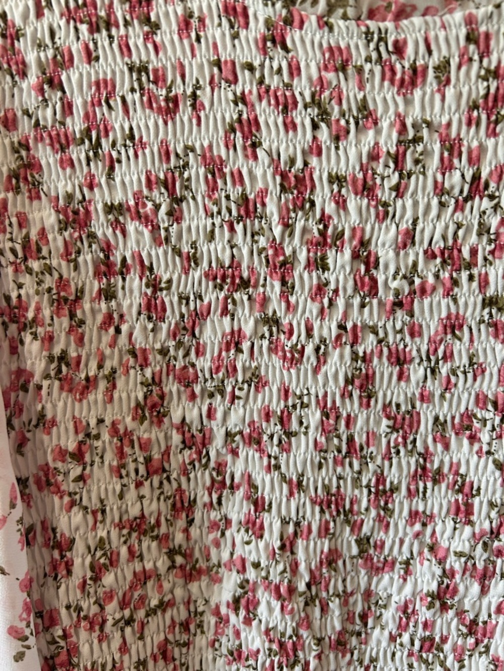 Floral Smocked Long Sleeve Dress - Picture 4 of 6